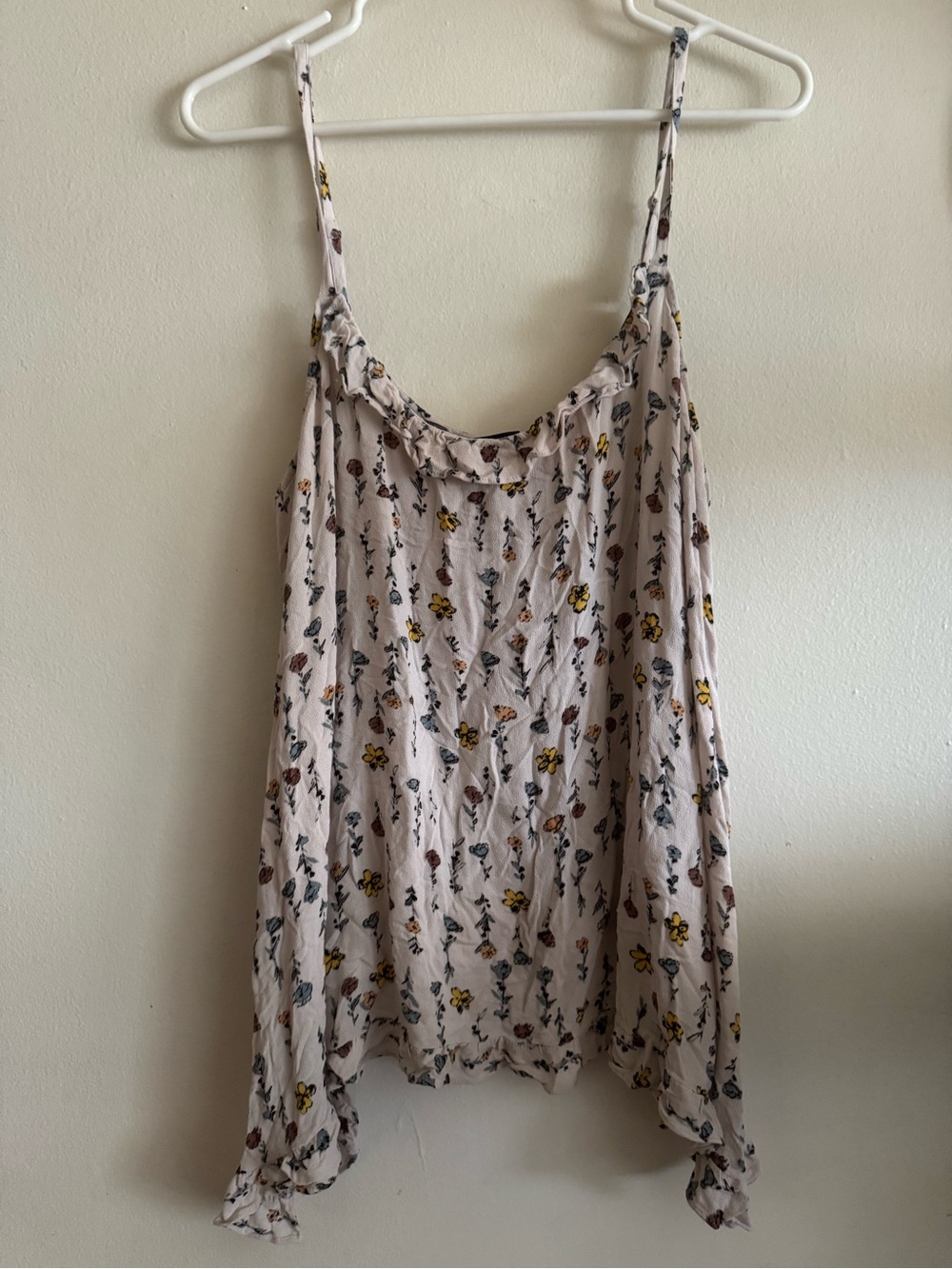 Torrid Spaghetti Strap Swing Tank Floral Cottagecore Print